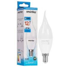 Лампа светодиодная Smartbuy 12W/6000/E14 (SBL-C37Can-12-60K-E14)