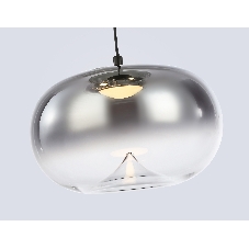 Подвесной светодиодный светильник Ambrella light LH11099/3 BK/SM черный/дымчатый 12W 3000K D350*1505