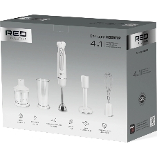 Блендер погружной Red Solution HB2917P белый, 1300 Вт, 20 скоростей, турбо