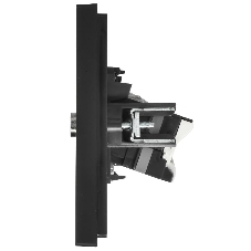 Розетка двойная TV+RJ45 кат.5E IEK FORTE&PIANO FP136 черный