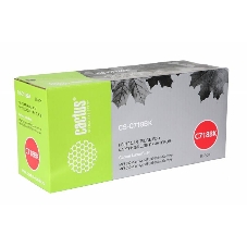 Картридж лазерный Cactus CS-C718BK черный (3400 стр.) для принтеров Canon i-Sensys MF8330/MF8340/MF8350/MF8360/MF8540/MF8580/LBP7200/7210/7660/7680