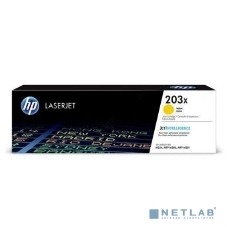 Картридж лазерный HP CF542X (HP 203X) желтый для HP LaserJet M254/M280/M281 2500 страниц.
