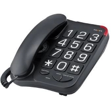 Телефон проводной teXet TX-201 черный