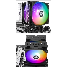 Кулер Thermalright Phantom Spirit 120 SE ARGb Soc-AM5/AM4/1151/1200/1700 черный 4-pin 25.6dB Al+Cu 765gr Ret (PS120-SE-ARGb)