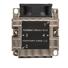 Кулер+направляющая планка ExeGate ESNK-P0068AP4.PWM.2U.3647.Cu + BKT-0126 (Al+Cu, 2U, 4 тепл. трубки, LGA3647, Square, TDP 205W, PWM, 2100-6800RPM, 2 ball bearing, 4pin, 52db, 430г, на винтах, с термопастой, в комплекте с направляющей планкой (back plate BKT-0126), RTL)