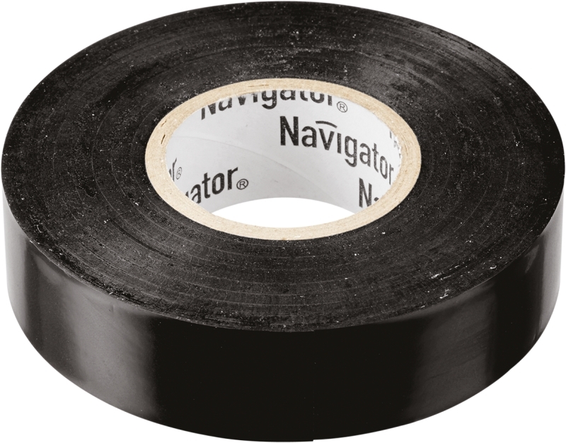 Изолента ПВХ Navigator 15 мм (рул.20м) черный NIT-B15-20/BL