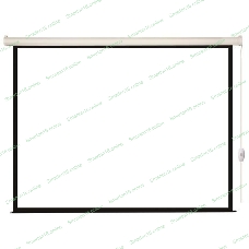 Экран с электроприводом Lumien Eco Control 244x244 см (раб. область 236х236 см) Matte White черная кайма по периметру 1:1