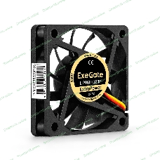 Вентилятор для корпуса ExeGate ExtraPower EP06010S3P черный, 60 мм, 3000 об/мин, 24 дБ, 3 pin