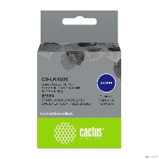 Картридж ленточный Cactus CS-LK4SBE черный шрифт, серебристый матовый фон (12 мм, 9 м) для Epson LW300/LW400/LW700/LW600P/LW1000P/K400/Z700/Z900