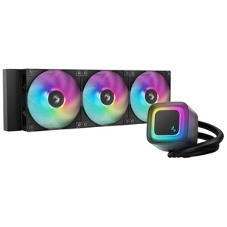 Система жидкостного охлаждения Deepcool LE360 V2 Zero Dark Soc-AM5/AM4/1200/1700/1851 черный 4-pin 19-31.6dB Al 250W 1632gr Ret (R-LE360ZERO-BKLNMD-G-1)
