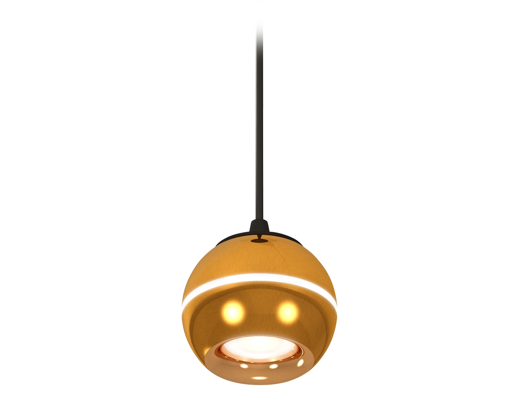 Светильник Ambrella XP1105001 PYG/SBK золото желтое полированное/черный песок MR16 GU5.3 LED 3W 4200K(A2302,C1105,N7014)