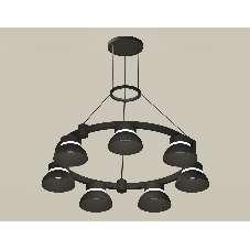 Светильник Ambrella light XR92051401/7 SBK/FR черный песок/белый матовый GX53 (A9205, C9238, N8141)