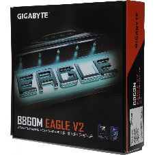 Материнская плата GIGABYTE B860M EAGLE V2, LGA1851, Intel B860, 2xDDR5, 4xSATA, 2xM.2, 2xPCIe x16, DisplayPort, HDMI, 1x2.5Gb LAN, 3x3.5 мм, 7.1, microATX