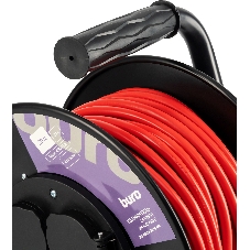 Сетевой удлинитель Buro BU-PSR4.30/G-16 30м (4 розетки) оранжевый (коробка)