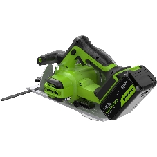 Циркулярная пила (дисковая) Greenworks GD24CS (ручная) D диска.:185мм (1500907CUB)