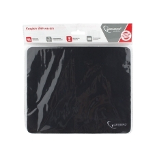 Коврик для мыши Gembird MP-BLACK, черный, размеры 250x200x2мм, полиэстер/резина