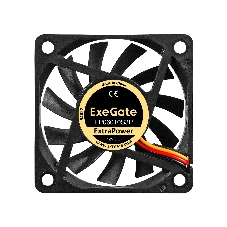 Вентилятор для корпуса ExeGate ExtraPower EP06010S3P черный, 60 мм, 3000 об/мин, 24 дБ, 3 pin