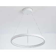 Подвесной светодиодный светильник Ambrella light FL5851 WH белый 35W 3000K/4200K/6400K D600*600 (без ПДУ)