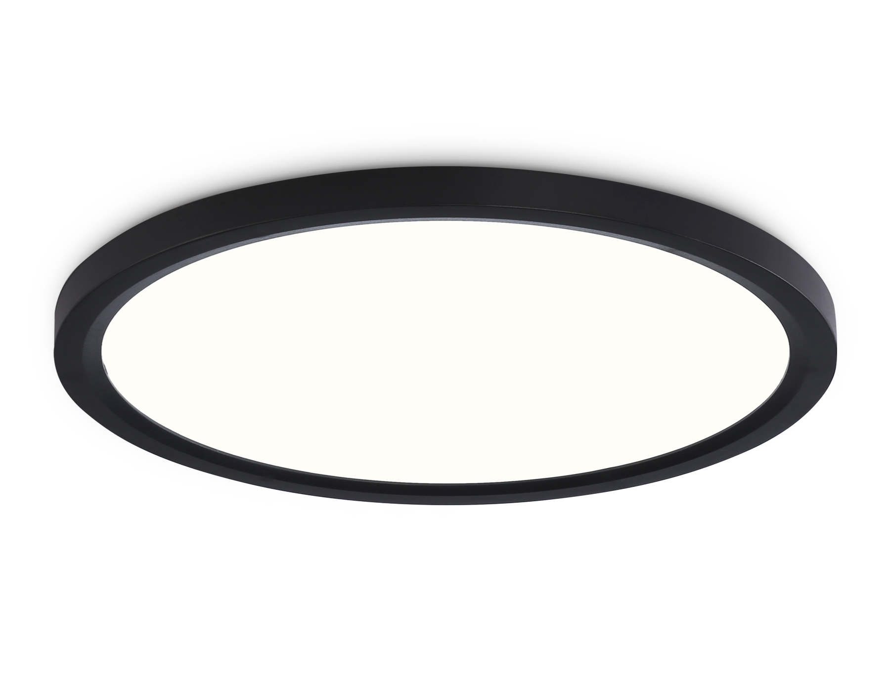 Светильник светодиодный ультратонкий Ambrella light FZ1910 BK черный IP54 44W 3000K-6500K CCT-переключатель D600*25 (Без ПДУ)