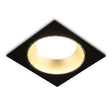 Светильник Ambrella light TN52340 SBK/SGD черный песок/золото песок GX53 max 12W 115*115*25
