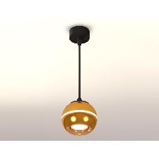 Светильник Ambrella XP1105001 PYG/SBK золото желтое полированное/черный песок MR16 GU5.3 LED 3W 4200K(A2302,C1105,N7014)
