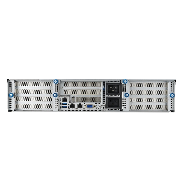 Серверная платформа ASUS ESC4000A-E12-SKU1, 2U GPU, 1 x SP5 LGA6096 EPYC 9004 (400W), 12DIMM DDR5, 2 x 2.5