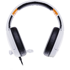 Гарнитура Oklick HS-L710G белый/чёрный, проводная, USB, подсветка