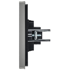 Розетка HDMI FP540 IEK FORTE&PIANO Сталь