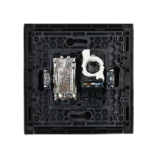 Розетка двойная TV+RJ45 кат.5E IEK FORTE&PIANO FP136 черный