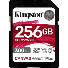 Флеш карта SDXC 256Gb Class10 Kingston SDR2/256Gb Canvas React Plus w/o adapter