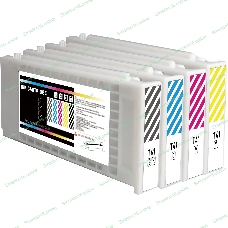 Картридж струйный Cactus CS-EPT41F2 T41F2 голубой пигментный (350 мл) для Epson SureColor SC-T5400M/SC-T3405/SC-T5405