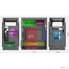 Компьютерный корпус Case Forza mATX case, black, w/PSU 450W 12cm, w/2xUSB3.0, w/pwr cord, w/o FAN