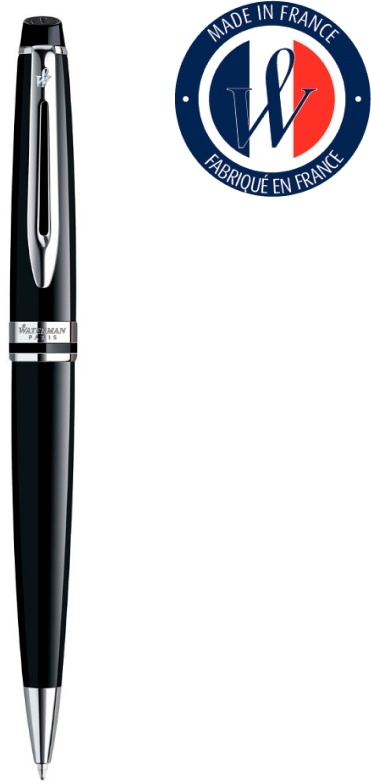 Ручка шариковая Waterman Expert 3 (CWS0951800) Black CT M, синие чернила, подарочная коробка