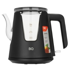 Чайник электрический BQ KT0046DW черный, 2200 Вт, 1л