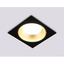 Светильник Ambrella light TN52340 SBK/SGD черный песок/золото песок GX53 max 12W 115*115*25