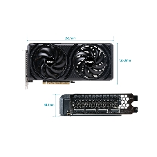 Видеокарта Palit NVIDIA GeForce RTX 5060 INFINITY 2 OC , 8 ГБ GDDR7, 128 бит, PCI-e 5.0, 1xHDMI, 3xDP, 2512 МГц