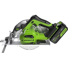 Циркулярная пила (дисковая) Greenworks GD24CS (ручная) D диска.:185мм (1500907CUB)