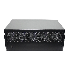 Корпус для майнинга ExeGate EX270772RUS Pro 13-430 (без БП, 2хUSB, 5хfan 120мм, места под: 13 видеокарт, 2 БП)