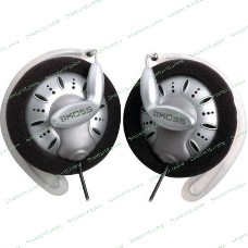 Проводные наушники KOSS KSC75 серебристый, накладные (клипсы), проводной, крепление за ухо, шнур 1.2 м