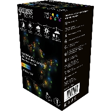 Гирлянда садовая на солнечной батарее Gauss 10 LED ламп Большие Шары, мультицвет Solar, 1/12