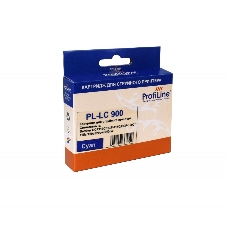 Картридж струйный ProfiLine PL-LC900C для принтеров Brother DCP110C/DCP-115C/DCP-120C/115c/120c820cw/640cw Cyan водн