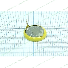 Батарейка CMOS CR1220 под пайку с загнутыми контактами с разных сторон