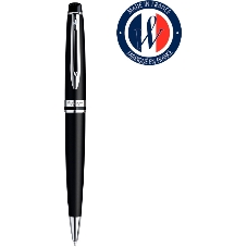 Ручка шариковая Waterman Expert 3 (CWS0951900) Muted Black CT M, синие чернила, подарочная коробка