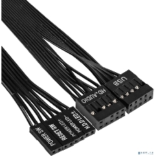 Компьютерный корпус Minitower ExeGate BAA-308-AAA350 (mATX, БП AAA350 с вент. 8см, 2хUSB, HD Audio, черный)
