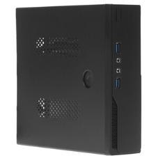 Компьютерный корпус FoxLine FL-105-AD120-DC-INF (FL-105-AD120-DC-INF) FL-105-AD120-DC-INF mITX case (2L), 2хUSB 2.0+2хUSB 3.0, 1хcombo audio, 40мм FAN, VESA, w/DC-ATX converter, w/120W pwr adapter, w/pwr