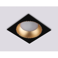 Светильник Ambrella light TN52340 SBK/SGD черный песок/золото песок GX53 max 12W 115*115*25