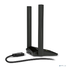 Адаптер TP-Link AC1300Mbps Dual-band High-Gain wireless USB adapter, 867Mbps at 5G and 400Mbps at 2.4G, two high gain antennas, USB 3.0, USB extension cable, support wave 2 MU-MIMO, full compatible with Windows and macOS.