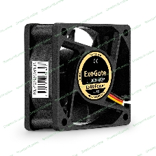 Вентилятор для корпуса ExeGate ExtraPower EP06025S3P черный, 60 мм, 4500 об/мин, 31 дБ, 3 pin