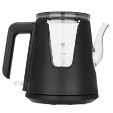 Чайник электрический BQ KT0046DW черный, 2200 Вт, 1л