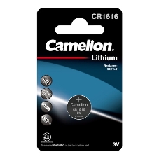 Батарейка литиевая Camelion CR1616 BL-1 (CR1616-BP1, 3V)